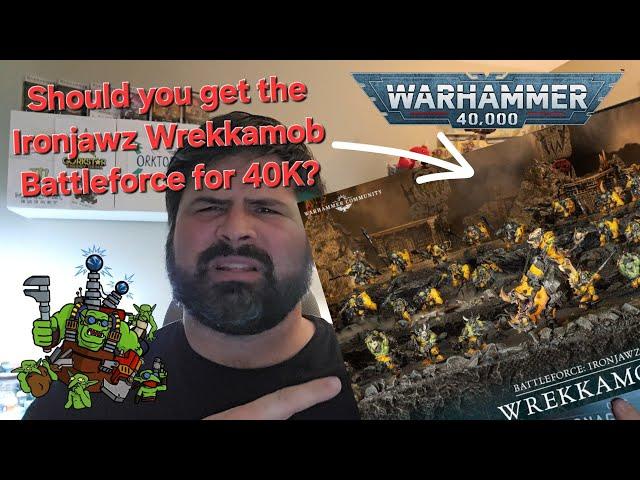 Should you get the AoS Ironjawz Wrekkamob Battleforce for your Warhammer 40K Ork Army this holiday?