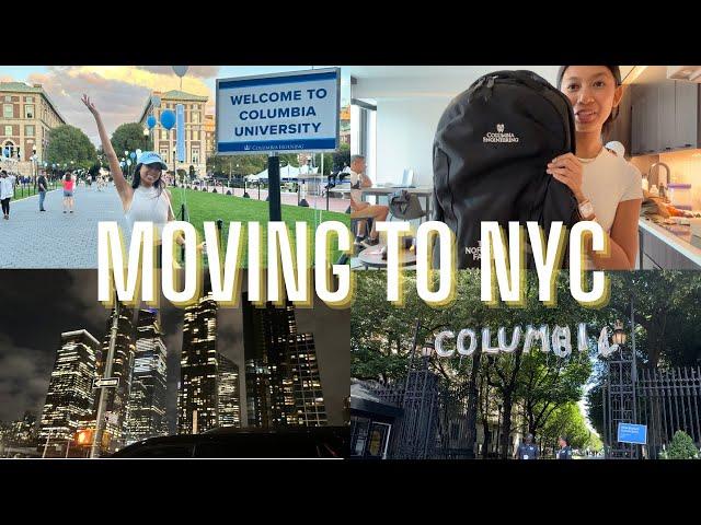 moving to NYC | first week at columbia university + apartment tour