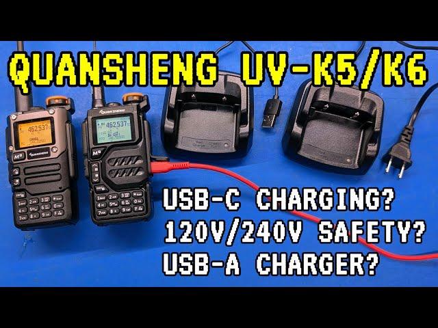 Are these chargers safe? Answering my own questions (Quansheng UV-K5/K6 charging info)