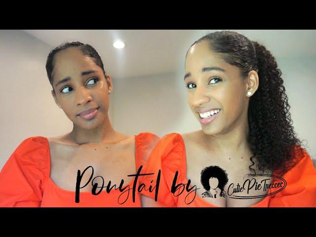 1 Minute Curly Ponytail ~ CutiePieTresses