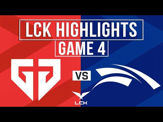 GEN vs HLE Highlights Game 4 | LCK 2025 Road to MSI | Gen.G vs Hanwha Life Esports