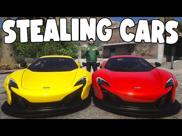 Robbing Entire McLaren Dealership in GTA 5 RP..