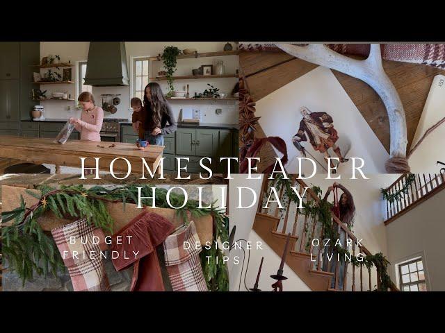 Ozark Mountain Vintage Christmas | Garland Hanging Solutions | Designer Holiday Tips on a Budget