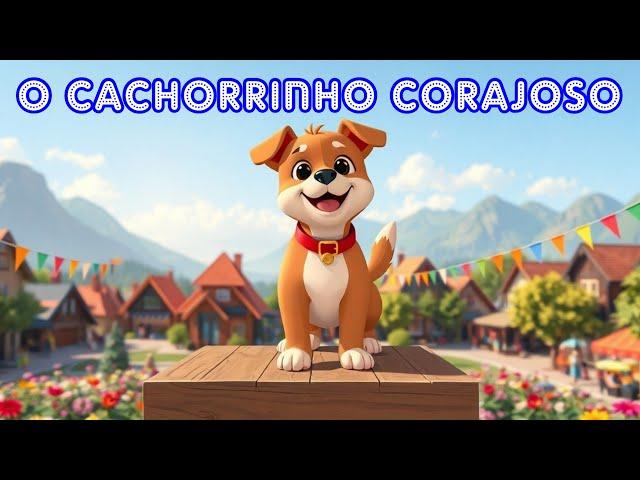 O CACHORRINHO CORAJOSO - História Infantil | #historiainfantilparadormir #historinha #livrosinfantis