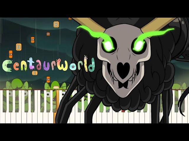 The Nowhere King - Centaurworld | Piano Tutorial (Synthesia)