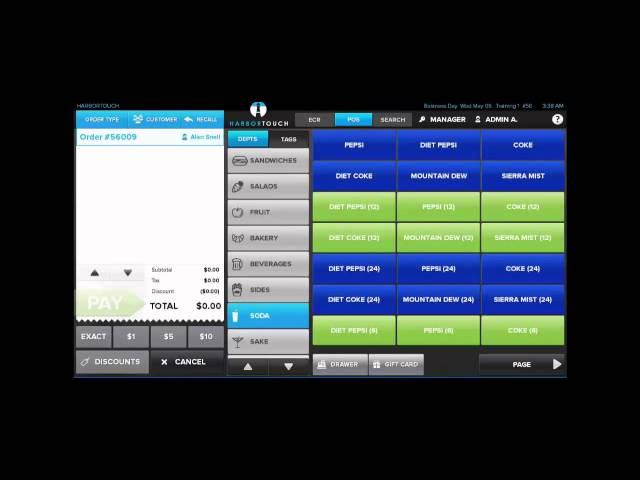 Harbortouch Echo POS $39 a month Demo