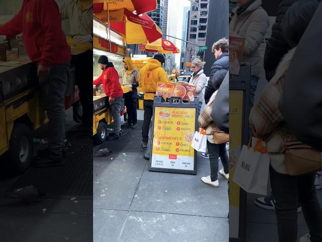 POPULAR New York City Street Food The Halal Guys #shorts