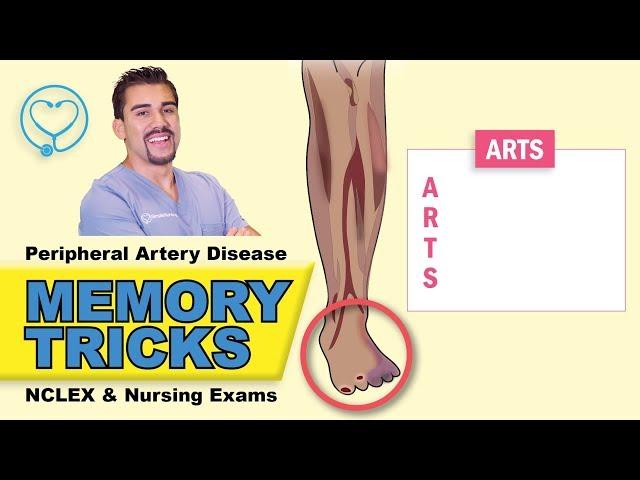 PVD vs PAD   Study Guide Preview Highlights Mnemonics NCLEX review