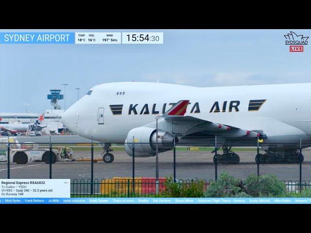 Kalitta Air 747 Charter - Sydney Airport Plane Spotting w/ Tim 