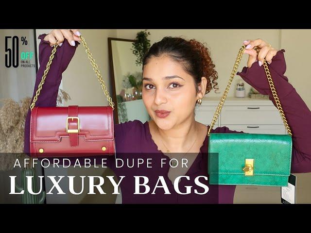 Affordable DUPES for Luxury Bags  under Rs 1999/- | MIRAGGIO BAG HAUL | Honest Review | Shruti Amin