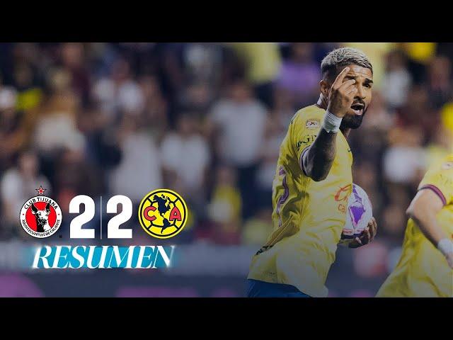 TIJUANA 2-2 AMÉRICA J13 | ¡PARTIDAZO en la PERRERA!