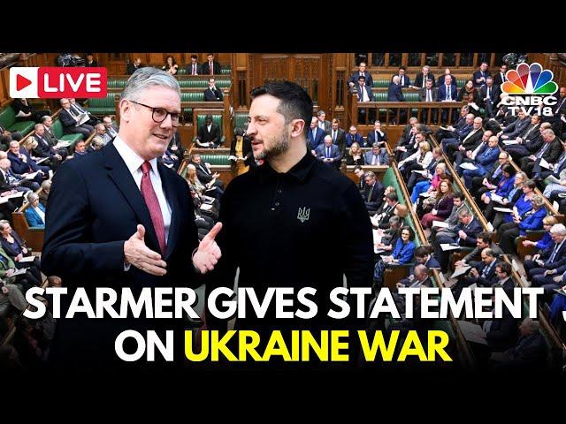 LIVE: UK PM Keir Starmer Speaks on Ukraine and Trump Meeting in UK Parliament | Zelensky | EU | N18G