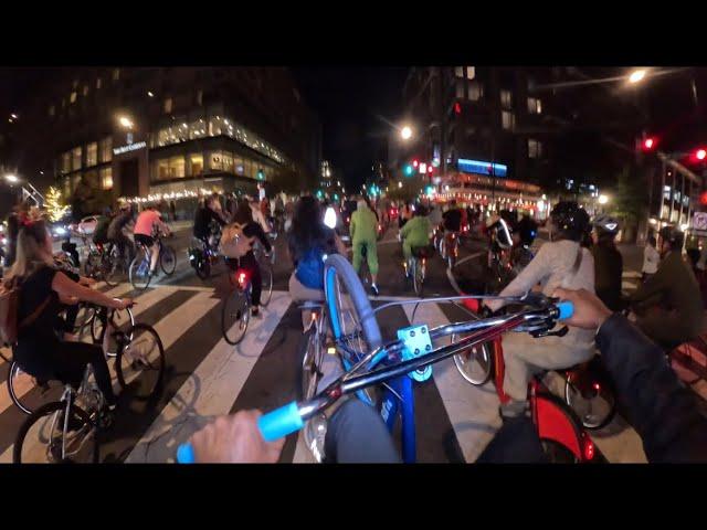 Cutting up at DC Bike Party *risky*