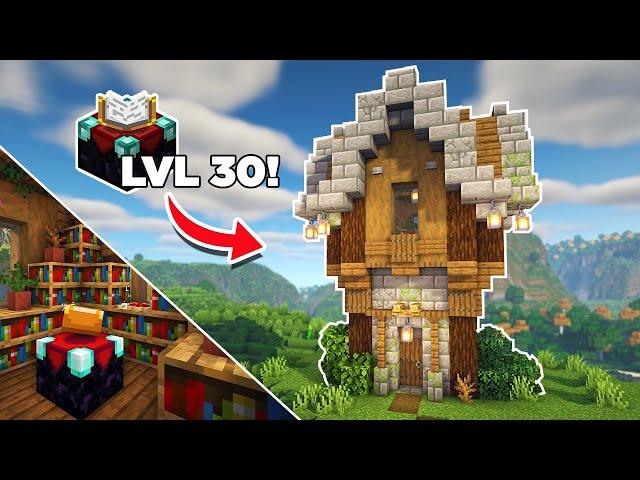 Simple Enchanting Tower! (LVL30)| Minecraft Tutorial