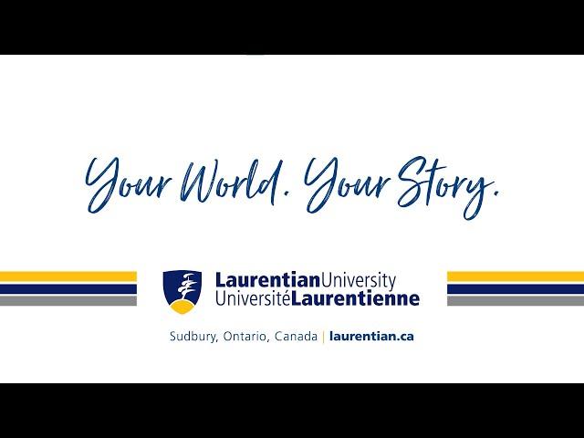 Laurentian University message to Virtual High School students