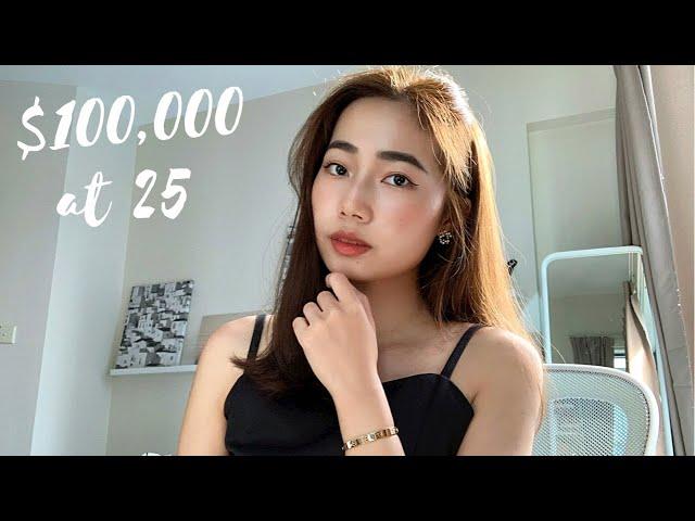 HOW I SAVED $100K AT 25 | Life Changing Money Saving Tips! Adulting in Singapore~My $100,000 Journey