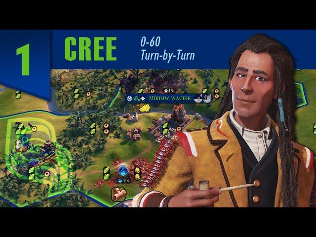 Civ 6 Cree Episode 1 - Let's Play Civilization - Gameplay on Deity level