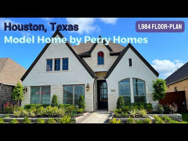 Perry Homes | Meridiana community | 1,984 SF| 3 Bed| 2 Bath | Houston, Iowa Colony | Model Home Tour