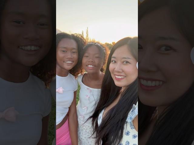 Forever trio ‍️ #koreanmom #daughters #mixedfamily #blasian #흑인혼혈 #혼혈 #딸맘 #국제가족