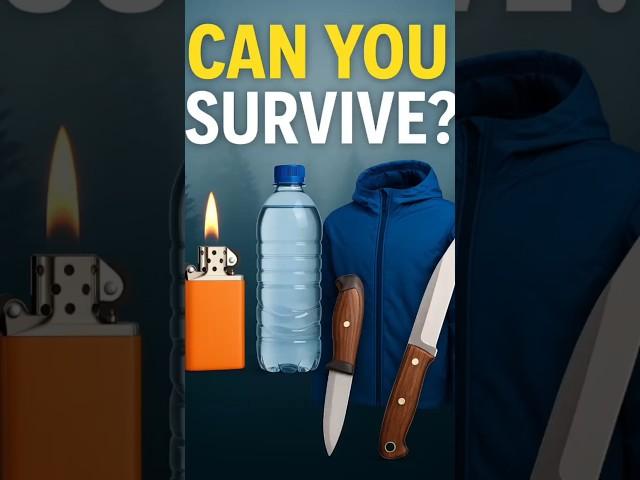 Can You Pass This Survival Quiz?  Test Your Skills! #survivalquiz #shorts