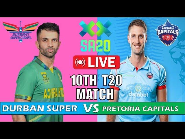  LIVE | PRETORIA CAPITAL VS Durban Super Giants | PC VS DSG  LiveScores & Commentary