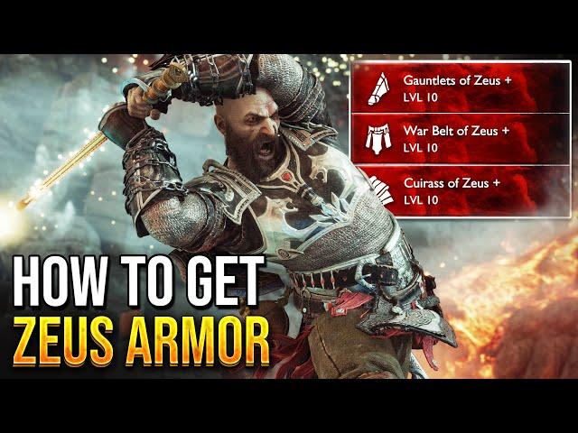 How To Get Zeus Armor in God of War Ragnarok! (Best Armor)