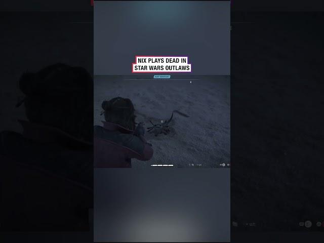 Nix will play dead if you aim at him in Star Wars Outlaws 