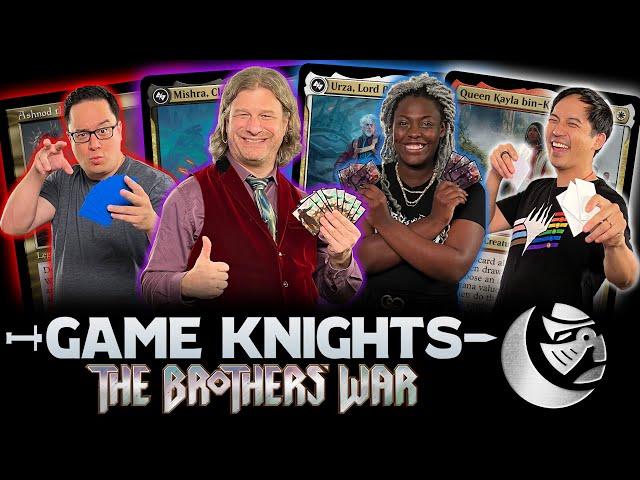 The Brothers War w/ The Professor | Game Knights 58 | Magic: The Gathering Commander Gameplay EDH