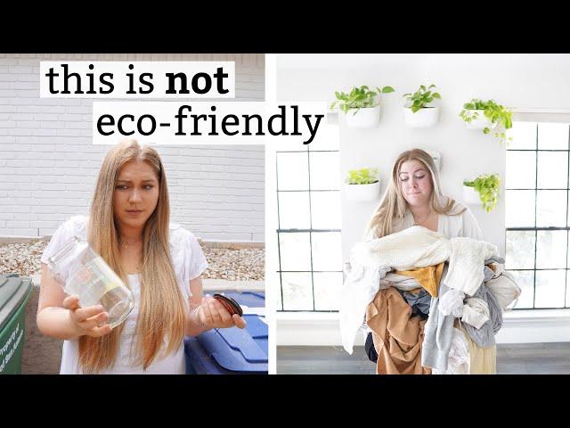 things you THOUGHT were sustainable but actually are NOT