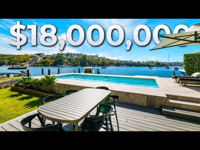 Inside this MASSIVE Waterfront Sydney Mansion For Sale in Cremorne, NSW | Mansion Tour Australia