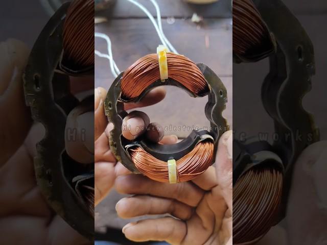26 mm mixer grinder field coil winding data #moterwinding #motorconnection #electrical #shorts