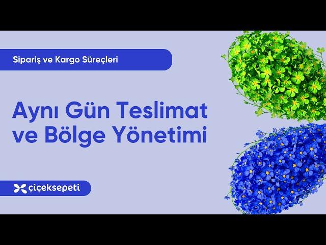 Aynı Gün Teslimat ve Bölge Yönetimi