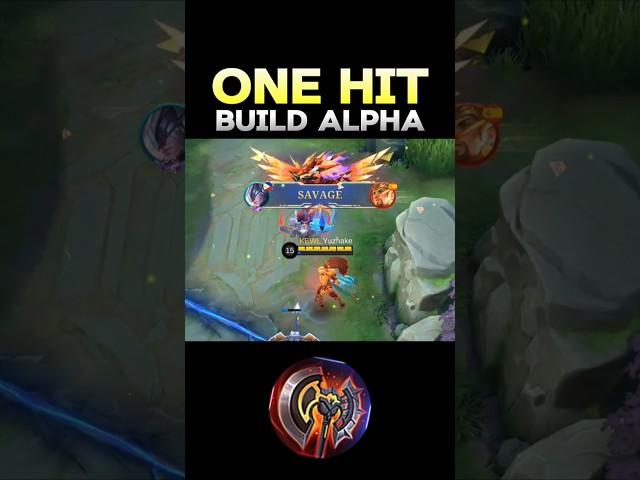  WATCH THIS - BEST BUILD ALPHA 2024(ONE HIT) ~ MLBB  #mobilelegends #onehitbuild #alpha
