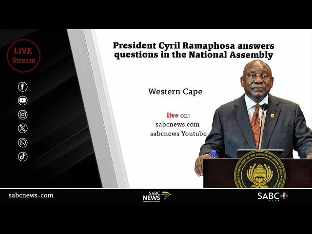 President Ramaphosa responds to Questions for Oral Replies in Parliament
