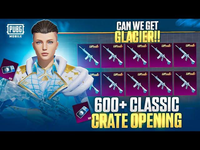 OPENING 600+ CLASSIC CRATES FOR M416 GLACIER