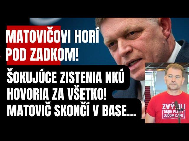 Budú padať hlavy! Matovičovi horí pod zadkom! Šokujúce zistenia NKU hovoria za všetko! Skončí v BASE