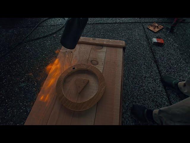 "I challenge you: can you do this? "DIY Camping Wooden Box