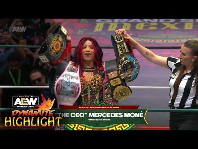 6 BELTS MERCEDES MONE - AEW DYNAMITE HIGHLIGHT JUNE 18TH 2025 SPOILERS