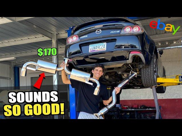 Cheapest eBay Exhaust vs. $2200 Mazda RX8 R3! (Crazy New Sound)