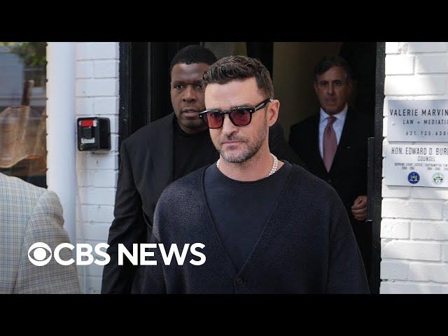 Justin Timberlake makes public safety announcement as part of plea deal in DWI case | full video