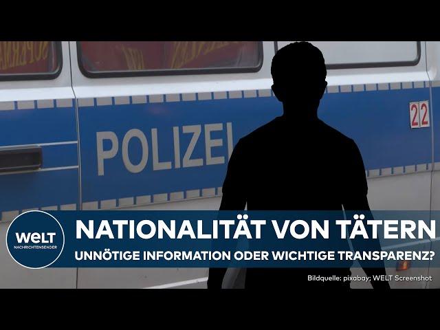 POLIZEI NRW: „Mehr Transparenz“ - Nationalität der Straftäter künftig offenlegen