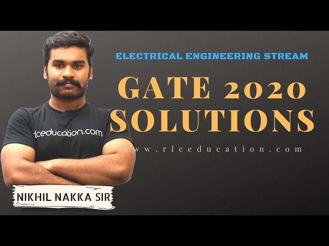 GATE EE 2020 Solutions | Thevenin Theorem Question | Nikhil Nakka