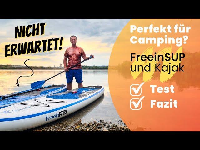 Das perfekte SUP für Camping?! | Wir haben das KOMPLETT-SET von FreeinSUP getestet | Unser Fazit!