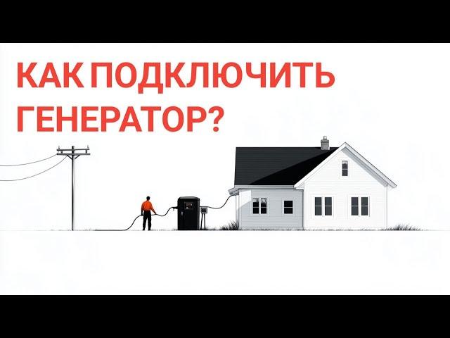 Куда подключать бензоГЕНЕРАТОР к дому? #энерголикбез