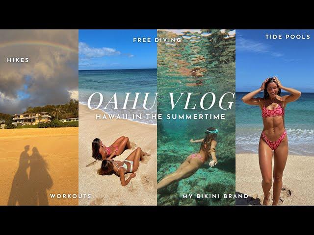 Oahu Vlog: tide pools, hikes, traveling w/ best friends !!