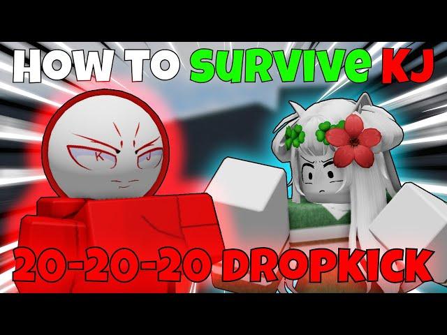 How To Survive KJ's 20-20-20 Dropkick in The Strongest Battlegrounds (With EVERY Character)