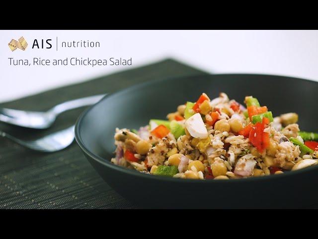 Tuna, Rice and Chickpea Salad - AIS Nutrition Minute Meals