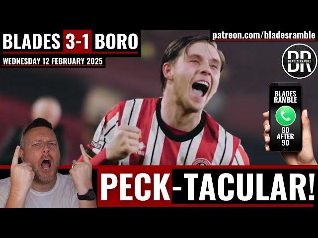 PECK-TACULAR!! | SYDIE STARS AS BLADES BATTER BORO! | 90 AFTER 90!! | HAVE YOUR SAY!!