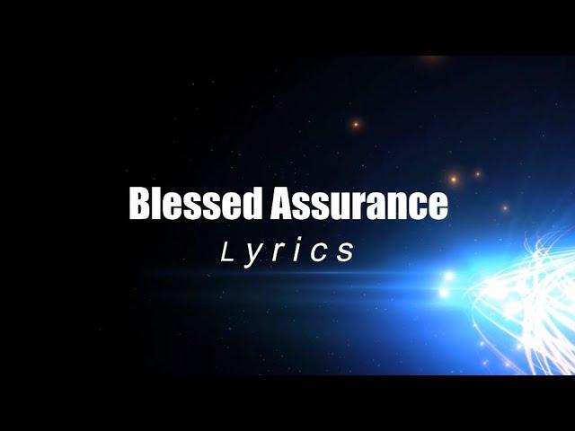 Blessed Assurance Lyrics