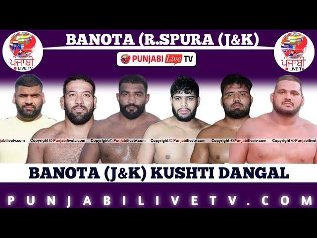 LIVE BANOTA [ R S PURA ] J&K KUSHTI DANGAL 14NOV2024 by PUNJABI LIVE TV.COM